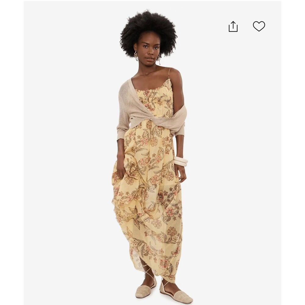 Viral Free People Ciella Printed Maxi Dress Size XS NWT